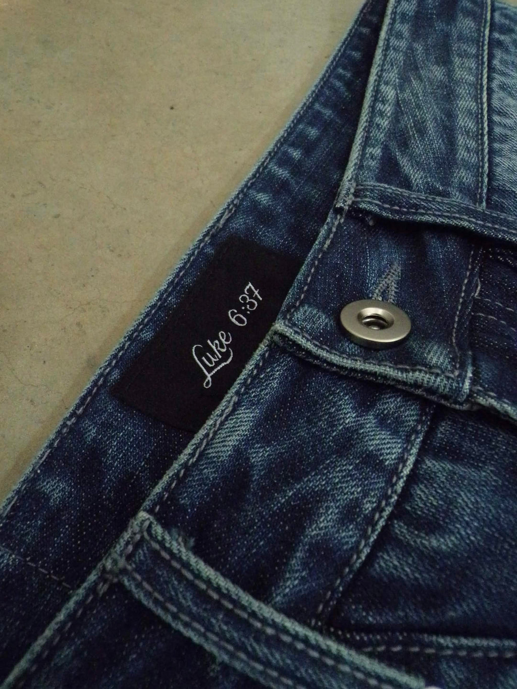 Cobalt Summit - Bootcut Washed/ Distressed 15oz Selvedge Denim