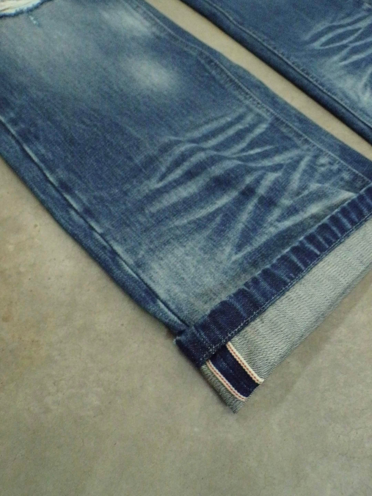 Cobalt Summit - Bootcut Washed/ Distressed 15oz Selvedge Denim