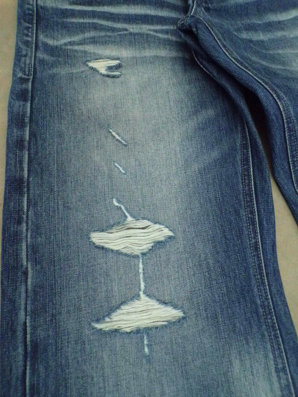 Cobalt Summit - Bootcut Washed/ Distressed 15oz Selvedge Denim