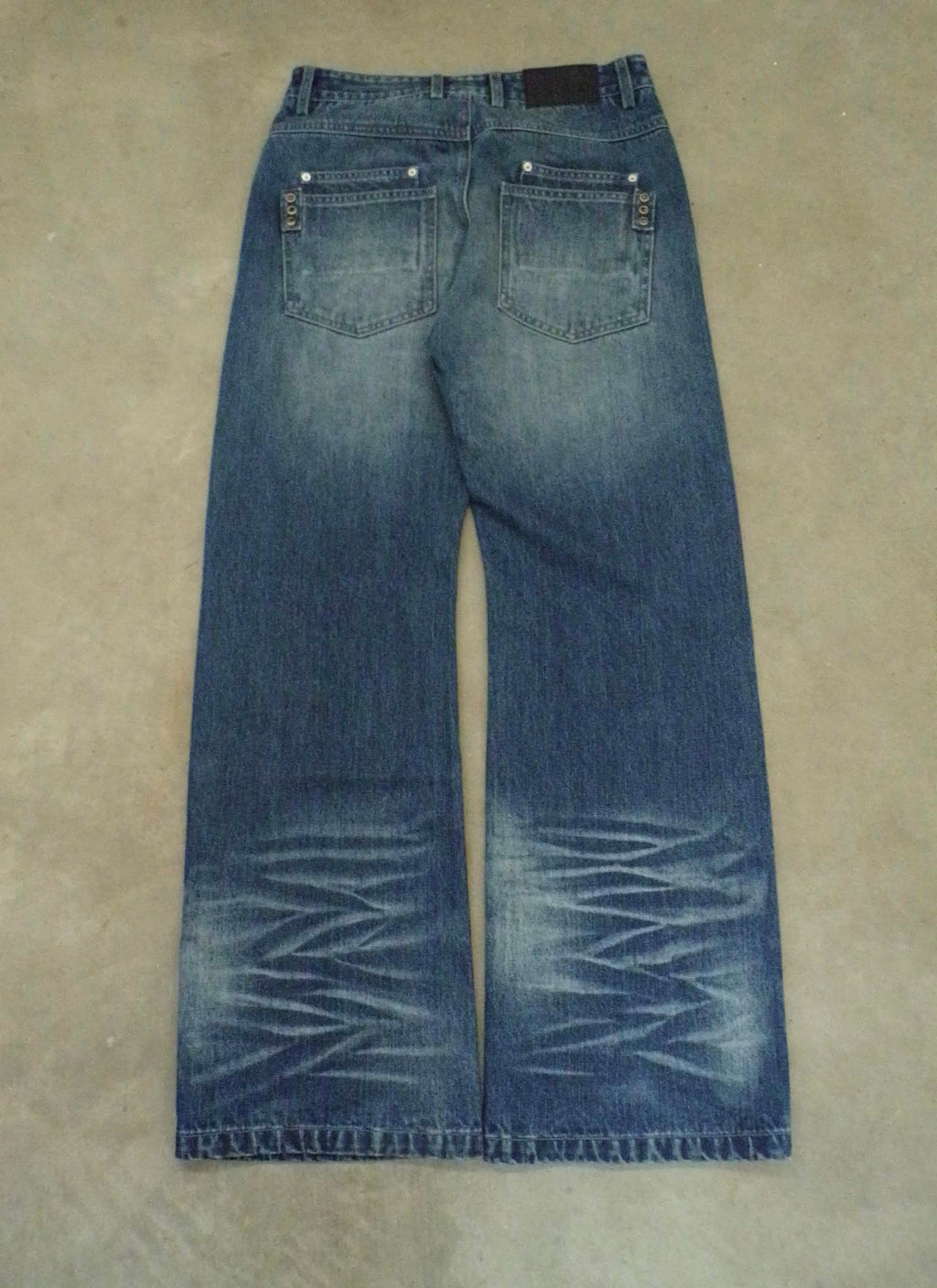 Cobalt Summit - Bootcut Washed/ Distressed 15oz Selvedge Denim