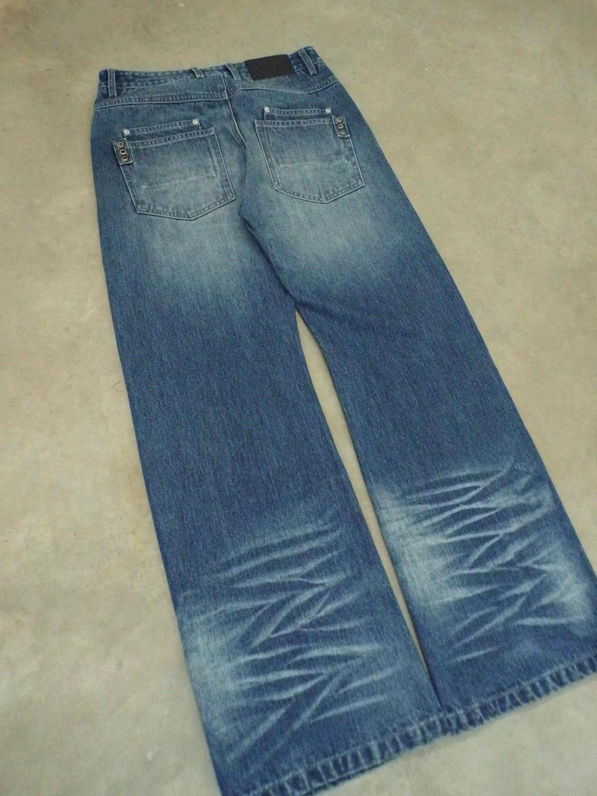Cobalt Summit - Bootcut Washed/ Distressed 15oz Selvedge Denim