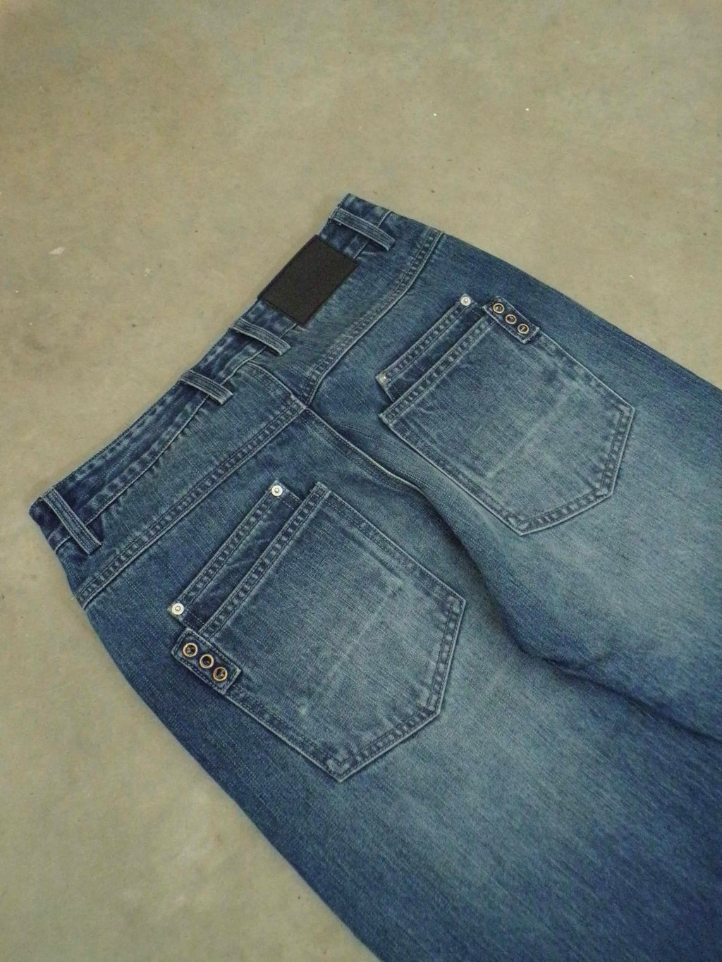 Cobalt Summit - Bootcut Washed/ Distressed 15oz Selvedge Denim