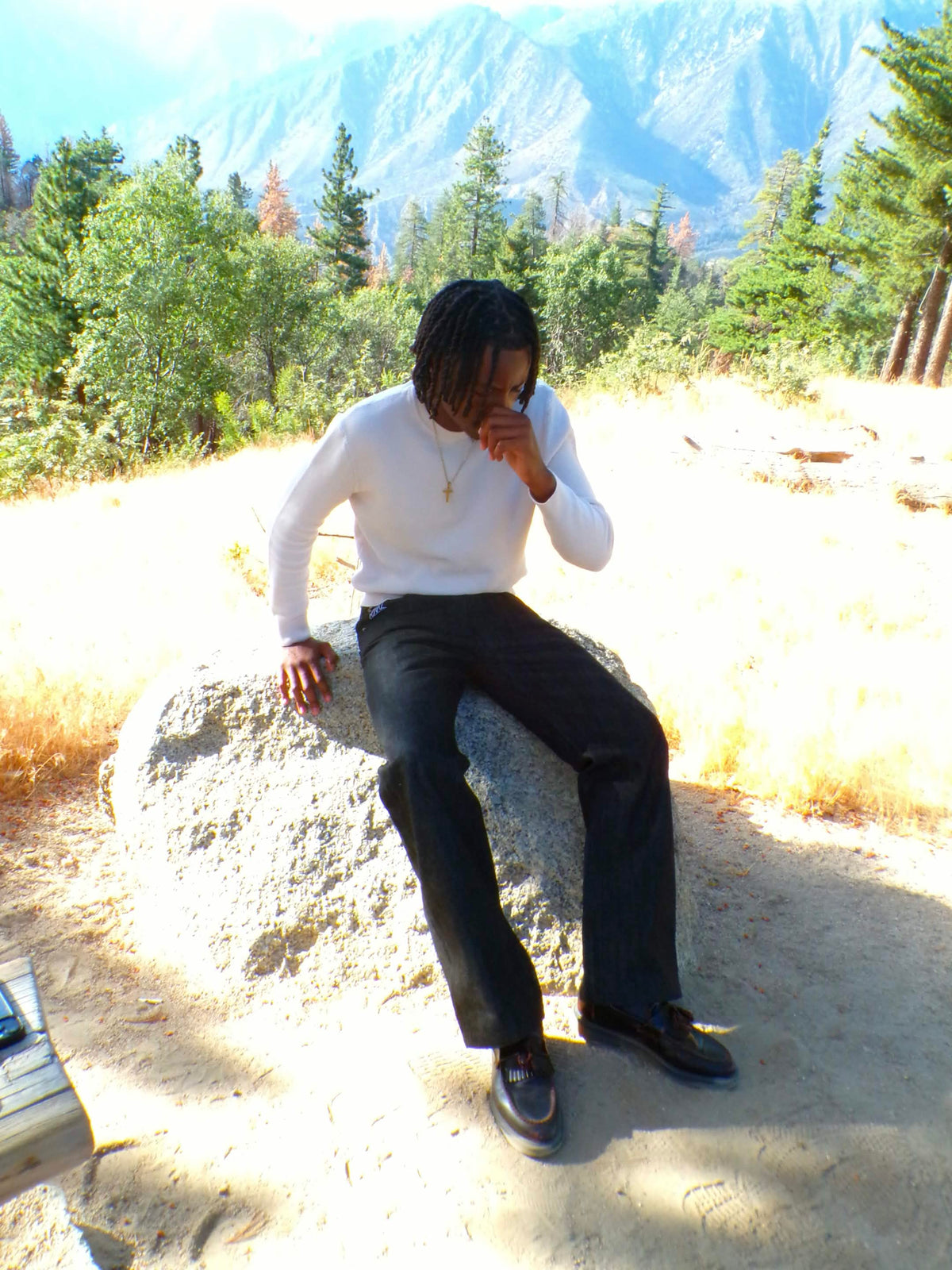 Obsidian Peak - Bootcut 15oz Black Slub Raw Selvedge Denim